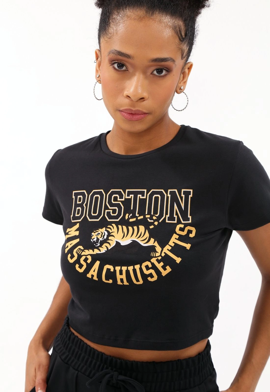 Cropped Cotton M/C Silk Boston